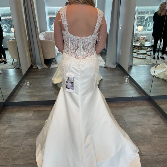 NWT Pronovias Carlo Wedding Gown - Picture 5 of 6